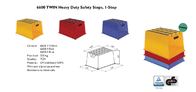 Home Polyethylene Safety Plastic Single Step Stool Heavy Duty Non Slip