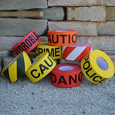 PE Warning Tape with Customizable Thickness Width Length for Specific Needs in Construction and Safety