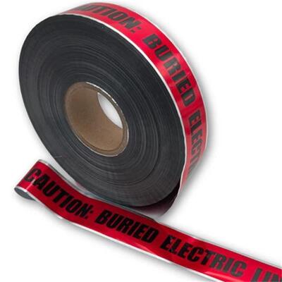 Custom Printed Logo Detectable Underground Marking Tape Roll Non-adhesive Warning Tape