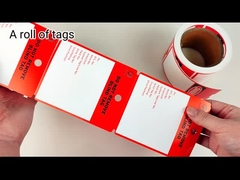 Ετικέτα ασφάλειας πλαστικών