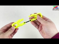 Οικολογικά φιλικά για την εργασία γάντια ζώνη Κλιπ 16,26cm Συνολικό μήκος για το ορυχείο / οροφή