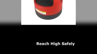 Κόκκινο σκαμπό 15 βημάτων Χωρητικότητα 300 lb