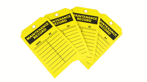 Custom Risk Indicating Plastic Safety Tag Long Lasting And Guaranteed