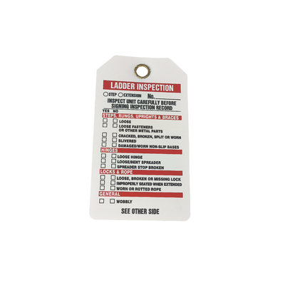Custom Made Safety Plastic Warning Signs Label Safety PVC Lockout Tags