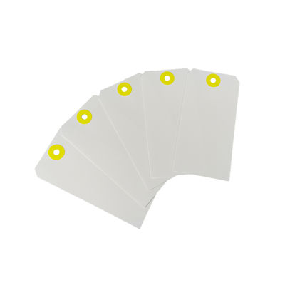 Κενό Ετικέτα Δώρου Βινυλίου  Αδιάβροχη πλαστική ετικέτα PVC ανθεκτική στο σχίσιμο με συρμάτινο δεσμό