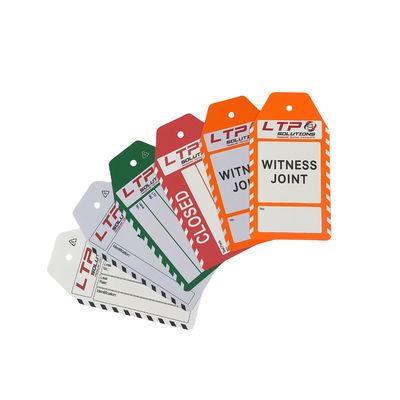 Ετικέτα από πολυπροπυλένιο PVC Αδιάβροχη διπλής όψης εκτύπωση πλαστικής ετικέτας προειδοποίησης