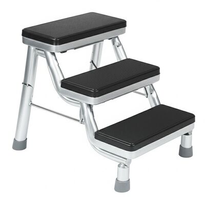 2 βήματα βήμα σκαμνί ανθεκτικό ελαφρύ αναδιπλούμενο σχεδιασμό μη ολισθητή επιφάνεια Σπίτι σκαμνί Οθωμανικό Κατάλληλο για κουζίνα μπάνιο