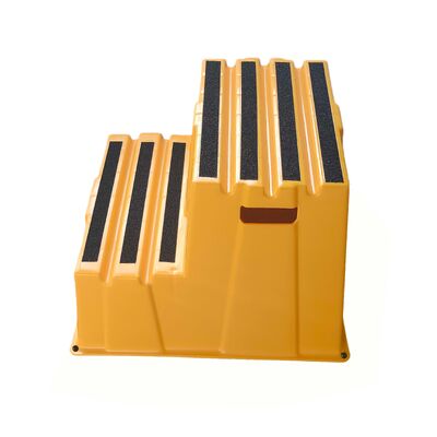 Ανθεκτικό στοιβαχτό σκαμνί με χωρητικότητα φόρτωσης 500 lb, φιλικό προς το περιβάλλον υλικό HDPE και μη ολισθητικό σχεδιασμό για οικιακή και βιομηχανική χρήση