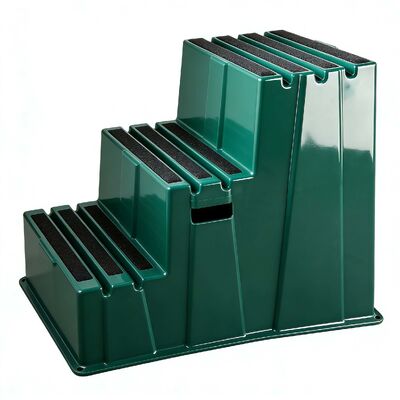 Ανθεκτικό HDPE Stackable Step Stool με χωρητικότητα φόρτωσης 500 lb Περιβαλλοντικά φιλικό και μη ολισθητικό σχεδιασμό