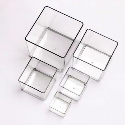 Προσαρμόστε Διαφανές Ακρυλικό Κουτί Αποθήκευσης Μπορεί να Χρησιμοποιηθεί για την Εμφάνιση Φυτών