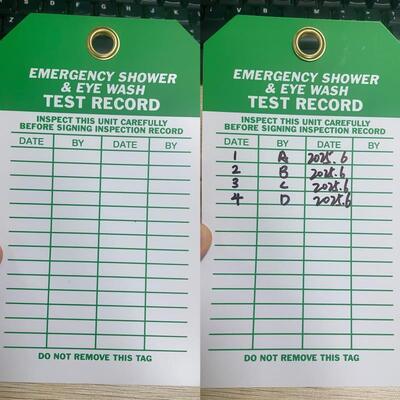 Προσαρμοσμένο λογότυπο Αδιάβροχο υψηλής ορατότητας πλαστική ετικέτα ασφαλείας για την αναγνώριση ασφαλείας κλειδώματος